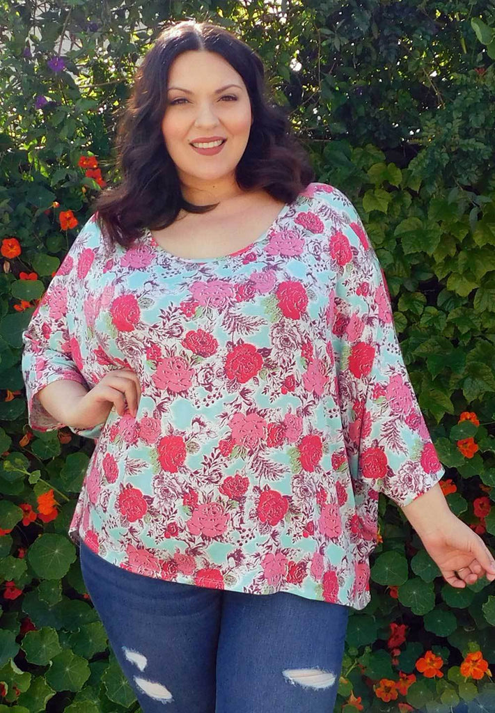 Stylish and Trendy Plus Size Tops, Christina Dolman Top